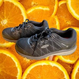 KEEN Utility Konnectfit Work Shoes Men's Size 10 EE Black Safety Toe EH